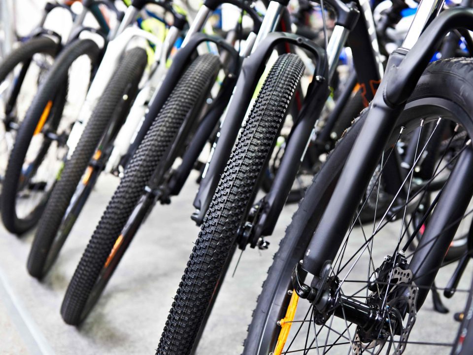Row of bikes at Good Cycles